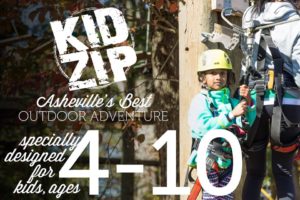 Go ziplining at KidZip! (4-10yrs) @ Adventure Center of Asheville | Asheville | North Carolina | United States