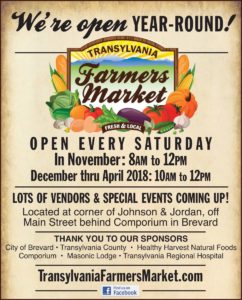 Transylvania Winter Farmers Market @ Transylvania Farmers Market | Brevard | North Carolina | United States