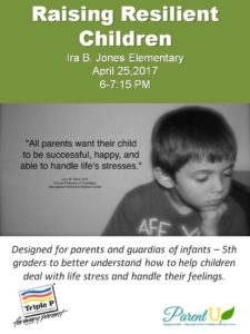 Raising Resilient Children workshop (Parents of infants-5th graders) @ Ira B Jones Elementary School | Asheville | North Carolina | United States