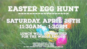 Easter Egg Hunt @ Ebenezer Baptist Church - Hendersonville, NC | Hendersonville | North Carolina | United States