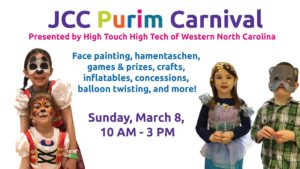 JCC Purim Carnival Presented by High Touch High Tech of WNC @ Asheville JCC  | Asheville | North Carolina | United States