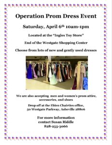 Operation Prom Dress! @ the former Hamricks Department Store at Westgate Shopping Center | Asheville | North Carolina | United States