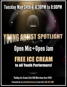 CommUnity Youth Spotlight with Jonathan Santos on Merrimon! @ The Hop Ice Cream Cafe  | Asheville | North Carolina | United States