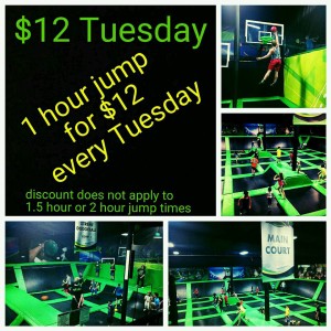 $12 Tuesday @ Launch Trampoline Park Asheville | Arden | North Carolina | United States