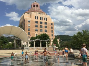 Splasheville is OPEN for the season! @ Pack Square Park | Asheville | North Carolina | United States