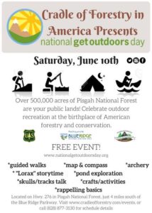 National Get Outdoors Day @ Cradle of Forestry - Historic Site & Discovery Center  | Pisgah Forest | North Carolina | United States