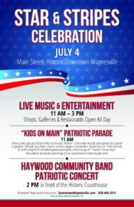 WAYNESVILLE: Stars & Stripes Celebration @ Main Street, Waynesville | Waynesville | North Carolina | United States