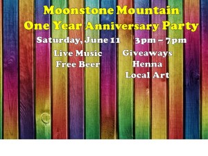 Moonstone Mountain One Year Anniversary Party @ Moonstone Mountain  | Asheville | North Carolina | United States