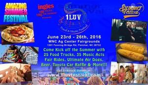 1LUV Food & Music Festival @ WNC Ag Center  | Fletcher | North Carolina | United States