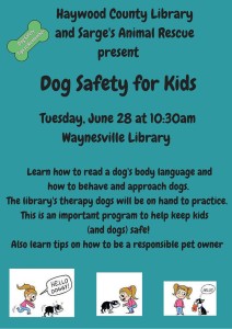 Dog Safety for Kids program @ Waynesville Public Library | Waynesville | North Carolina | United States