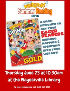 Professor Whizzpop is Going for the Gold! @ Waynesville Public Library | Waynesville | North Carolina | United States