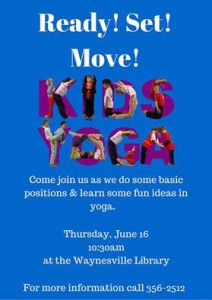 Kids Yoga @ Waynesville Public Library | Waynesville | North Carolina | United States