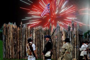 July 4 celebration @ Davidson's Fort Historic Park | Old Fort | North Carolina | United States