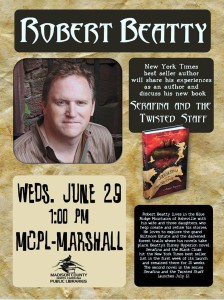 Author Event: Robert Beatty of 'Serafina and the Twisted Staff' @ Marshall Public Library | Marshall | North Carolina | United States