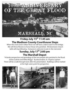 March to commemorate the great flood of 1916 @ The Madison County Courthouse Steps | Marshall | North Carolina | United States