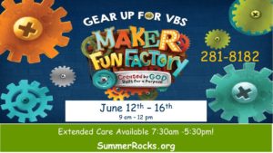 'Maker Fun Factory' Vacation Bible School @ Emmanuel Lutheran Church & School  | Asheville | North Carolina | United States