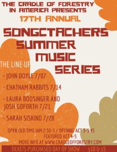 Songcatchers Music Series @ Cradle of Forestry - Historic Site & Discovery Center | Pisgah Forest | North Carolina | United States