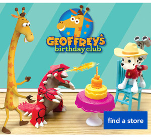 Geoffrey's Birthday Club in-store celebration event @ all area Toys R Us stores