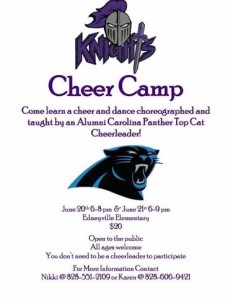 Mini Cheer Camp (all ages) @ Edneyville Elementary School | Hendersonville | North Carolina | United States