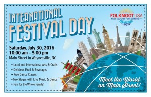 Folkmoot 2016 - International Festival Day @ Downtown Waynesville North Carolina  | Waynesville | North Carolina | United States