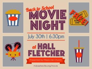 Back to School Movie Night @ Hall Fletcher Elementary School | Asheville | North Carolina | United States