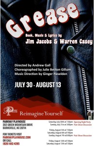 'Grease' Stage Production @ Parkway Playhouse | Burnsville | North Carolina | United States