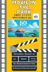 Fletcher Family Outdoor Movie in the Park @ Bill Moore Community Park (fka Fletcher Community Park) | Fletcher | North Carolina | United States