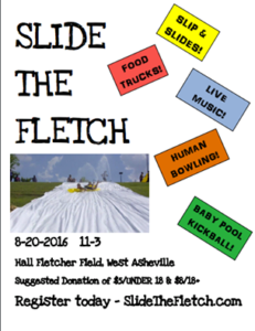 'Slide the Fletch' fundraiser @ Hall Fletcher Elementary | Asheville | North Carolina | United States