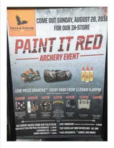 Field & Stream - Paint it Red Hunting Event @ Asheville Outlets  | Asheville | North Carolina | United States