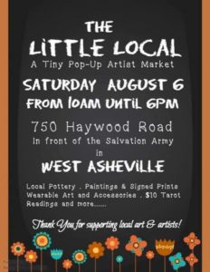 The Little Local: A Tiny Pop-Up Artist Market @ In Front of the Salvation Army | Asheville | North Carolina | United States