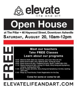 Open House @ Elevate Life and Art | Asheville | North Carolina | United States