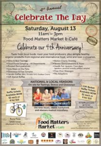 4th Anniversary "Celebrate the Day!" @ Food Matters Market - Brevard | Brevard | North Carolina | United States