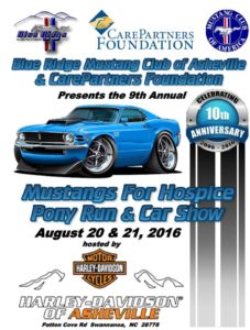 9th Annual Mustangs for Hospice Pony Run & Car Show @ Harley-Davidson of Asheville | Swannanoa | North Carolina | United States