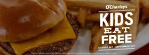 Kids Eat FREE @ All O'Charley's Restaurants