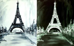 'Eiffel Tower' Family Friendly Painting Class (11+yrs) @ Painting with a Twist - Asheville, NC  | Asheville | North Carolina | United States