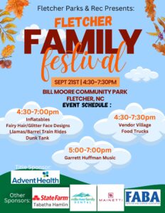 Annual Fletcher Family Festival @ Fletcher Community Park | Fletcher | North Carolina | United States