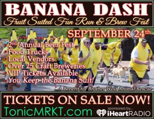 2nd Annual 'Banana Dash' Fruit Suited Fun Run & Brew Fest @ Tonic MRKT  | Asheville | North Carolina | United States