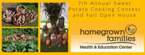 7th Annual Sweet Potato Cooking Contest, Fundraiser and Fall Open @ Homegrown Families Health and Education Center | Asheville | North Carolina | United States