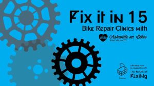 Fix it in 15: Bike Repair Clinics with Asheville on Bikes @ The Center for Craft, Creativity & Design  | Asheville | North Carolina | United States