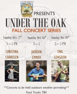 Under the Oak- Fall Concert Series @ Blue Ghost Brewing Company  | Fletcher | North Carolina | United States