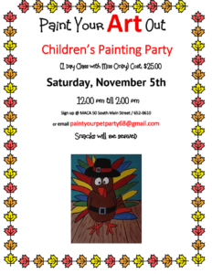 'Paint Your Art Out!' Children's Paint Party  @ McDowell Arts Council Association | Marion | North Carolina | United States