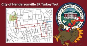 City of Hendersonville 5th Annual 5K Turkey Trot @ Hendersonville City Hall  | Hendersonville | North Carolina | United States