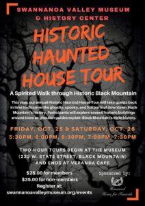 Annual Historic Haunted House Tours @ Downtown Black Mountain | Black Mountain | North Carolina | United States