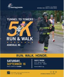 2023 Tunnel to Towers 5K Run/Walk - ASHEVILLE @ Packs Tavern