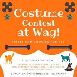 Pet Costume Contest! @ Wag! A Unique Pet Boutique  | Hendersonville | North Carolina | United States