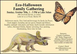 Eco-Halloween Family Gathering @ Lake Julian (Picnic Shelter #3) | Arden | North Carolina | United States