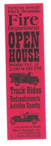 Open House @ Black Mountain Fire Department | Black Mountain | North Carolina | United States