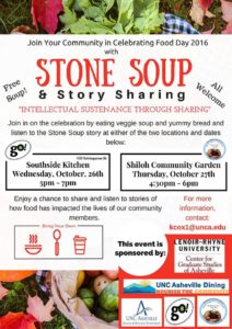 Stone Soup & Story Sharing @ Southside Kitchen or Shiloh Community Garden