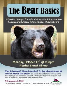 The Bear Basics @ Fletcher Public Library | Fletcher | North Carolina | United States