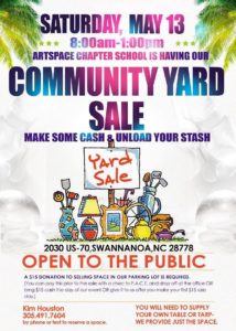 Community Yard Sale @ ArtSpace Charter School | Swannanoa | North Carolina | United States